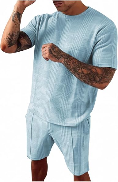 Men's Tracksuit Short Sets for Men 2 