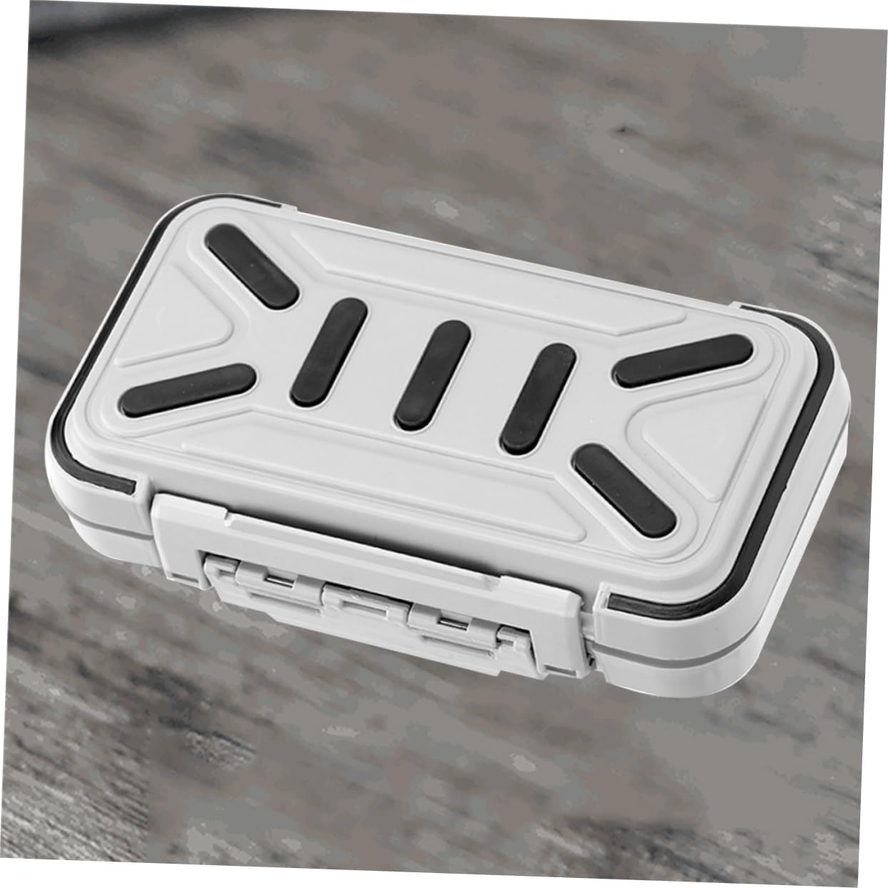 KOMBIUDA Portable Fishing Storage Box Lure Tray Gear Storage Compartment Bait Box for Outdoor Deck Home