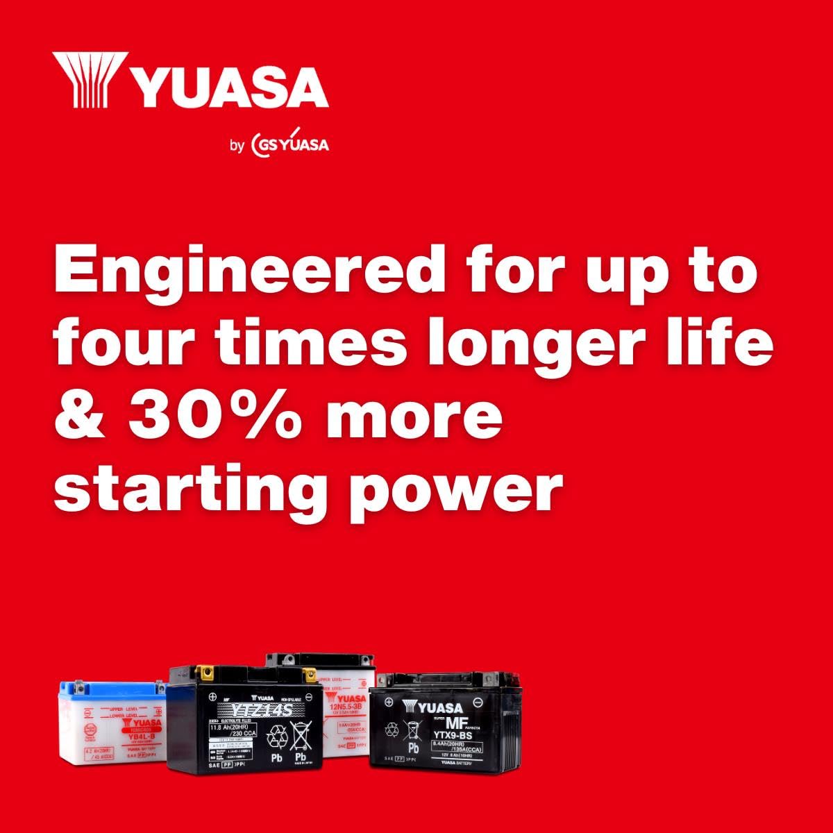 Yuasa TTZ12S 12V 210 CCA Hochleistungs-VRLA-Motorradbatterie | Hochleistung, Zuverlässig & Langlebig, VRLA-Technologie