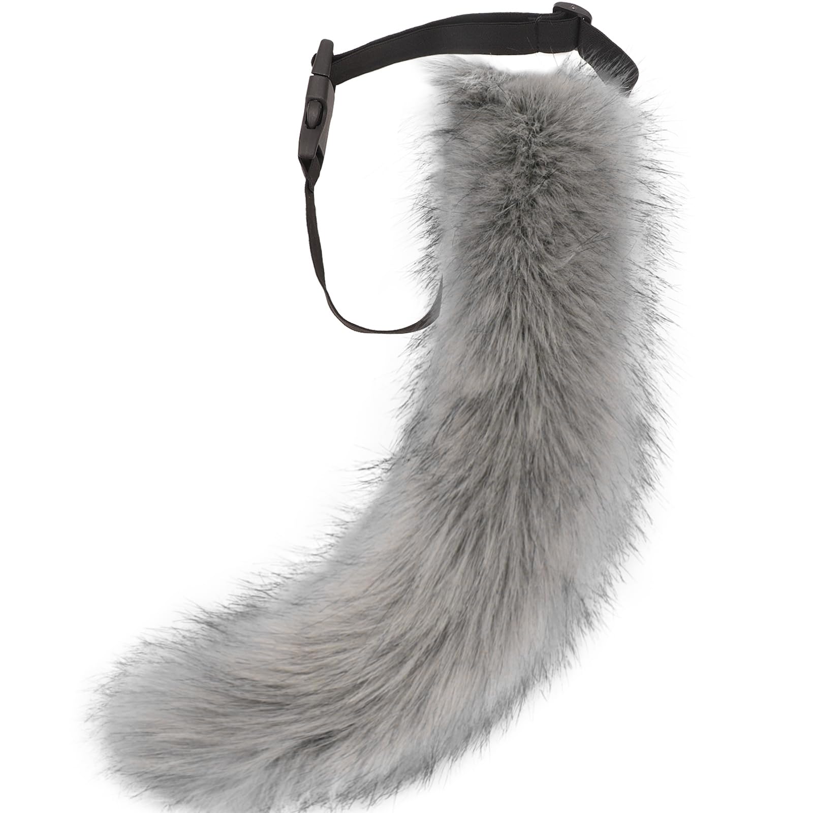 DRESHOW Faux Fox Fur Tail Cosplay Party Halloween Christmas Costume Fluffy Cat Tail for Women
