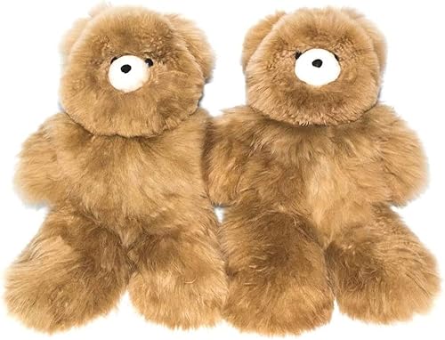 Miniatura 28 de Ositos de peluche suaves y tiernos de alpaca para bebé, 9 pulgadas, animal de peluche de alpaca premium hecho a mano en piel auténtica de Alpaka.