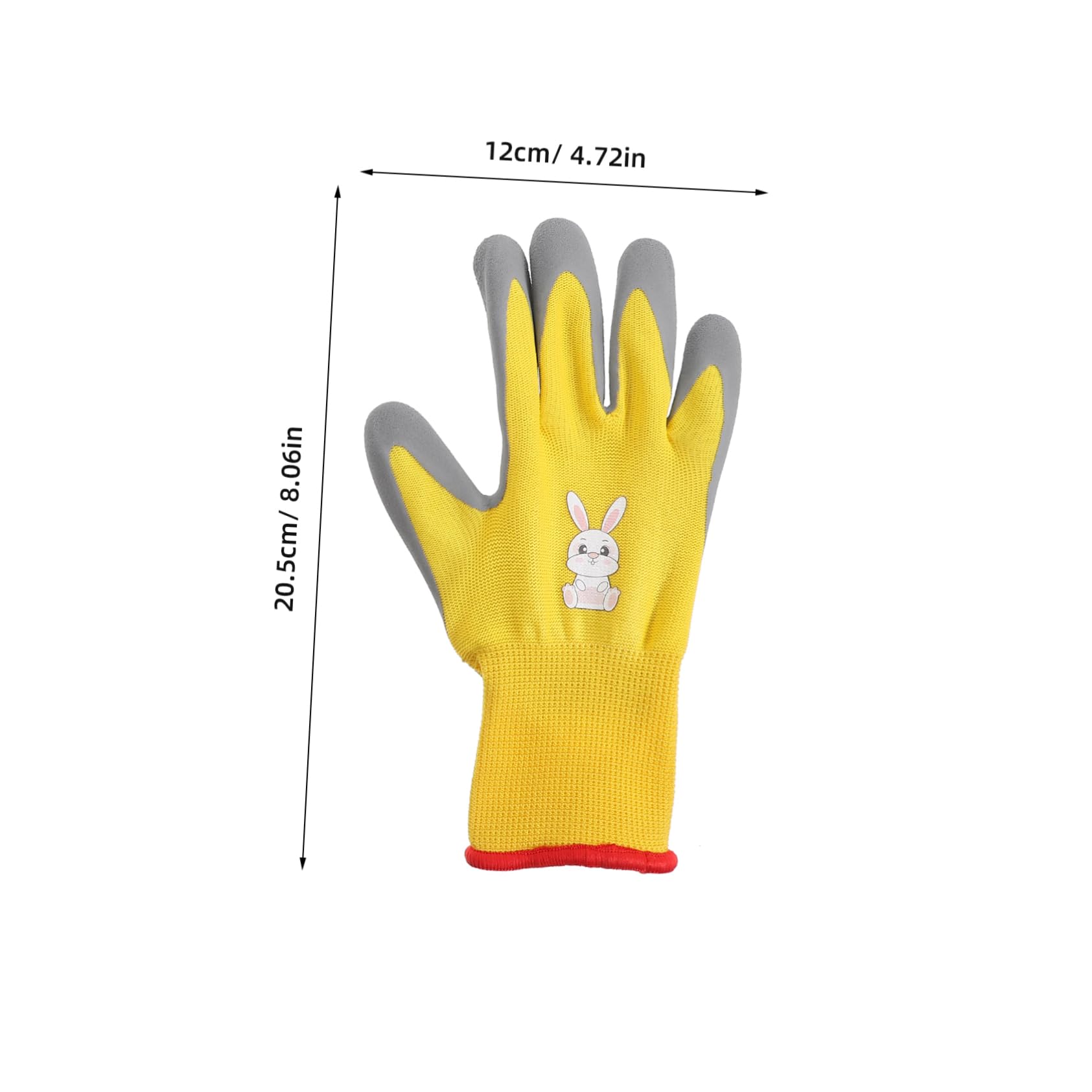 Gogogmee Garden Gloves 4 Pairs Cartoon Outdoor Sports Gloves for Digging Planting Cycling and Skating Wear Resistant Tear Resistant Available XXS