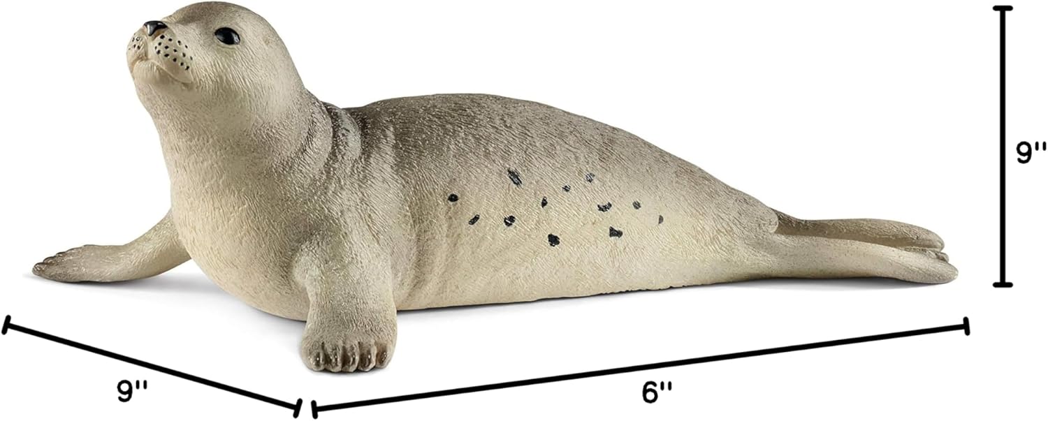 Schleich Wild Life - 5PC Arctic Animal Toy Bundle with Penguin, Reindeer, Seal, Polar Bears - Animal Figurine Starter Set for Snow Safari Imaginative Play - Educational Toys for Kids Ages 3+ | 77421