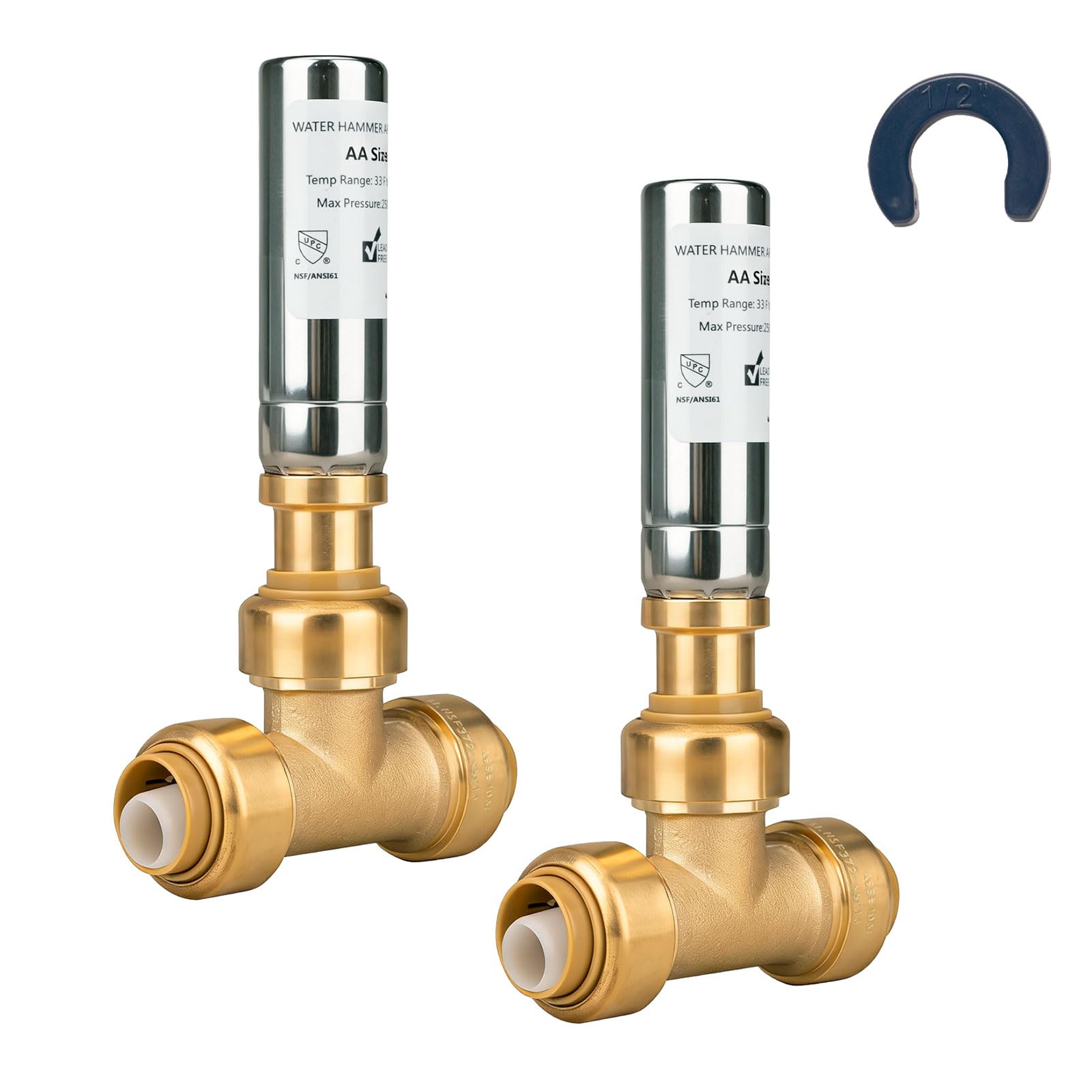 Stop Water Hammer Noise - Stainless Steel Arrestor -7