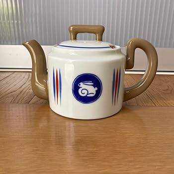 Amazon.co.jp: 深川製磁 月見うさぎ 急須 茶器 : ホーム＆キッチン