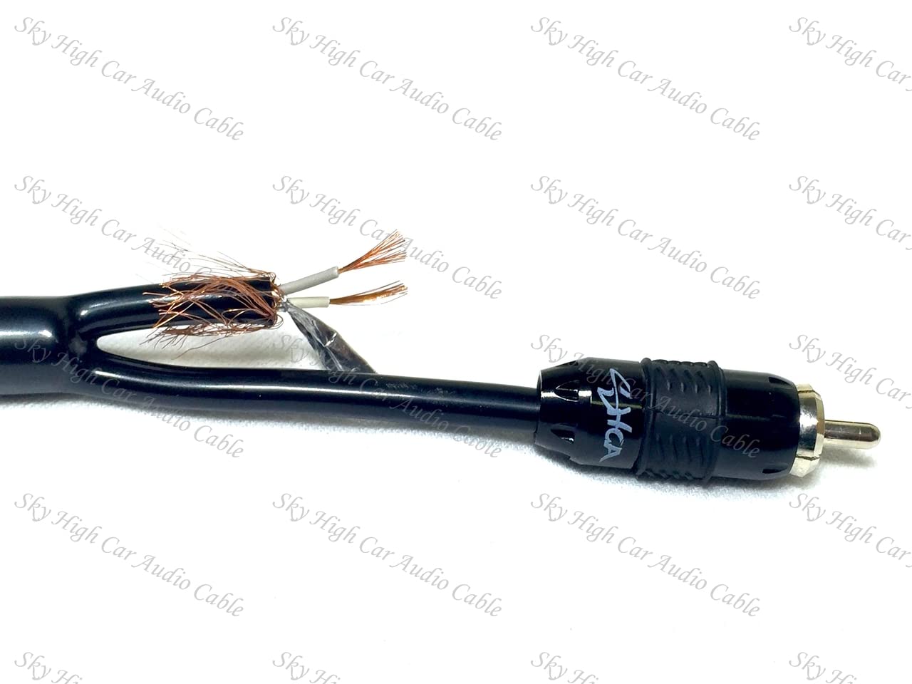 Sky High Car Audio Cable RCA de 4 canales de alta calidad - 12 pies