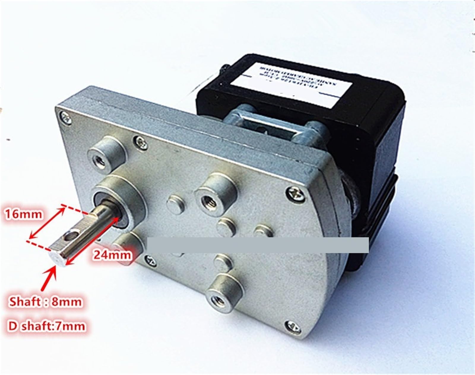 1 x silnik przekładniowy z zacienionym biegunem AC 220 V ~ 240 V 48 W (80 obr./min)