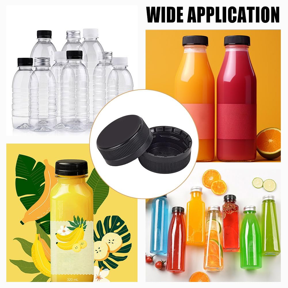 Tappi Ribaltabili Per Bottiglie QUARKZMAN - 36 Pezzi, Nero, Per Shampoo E Lozioni - Foto 2