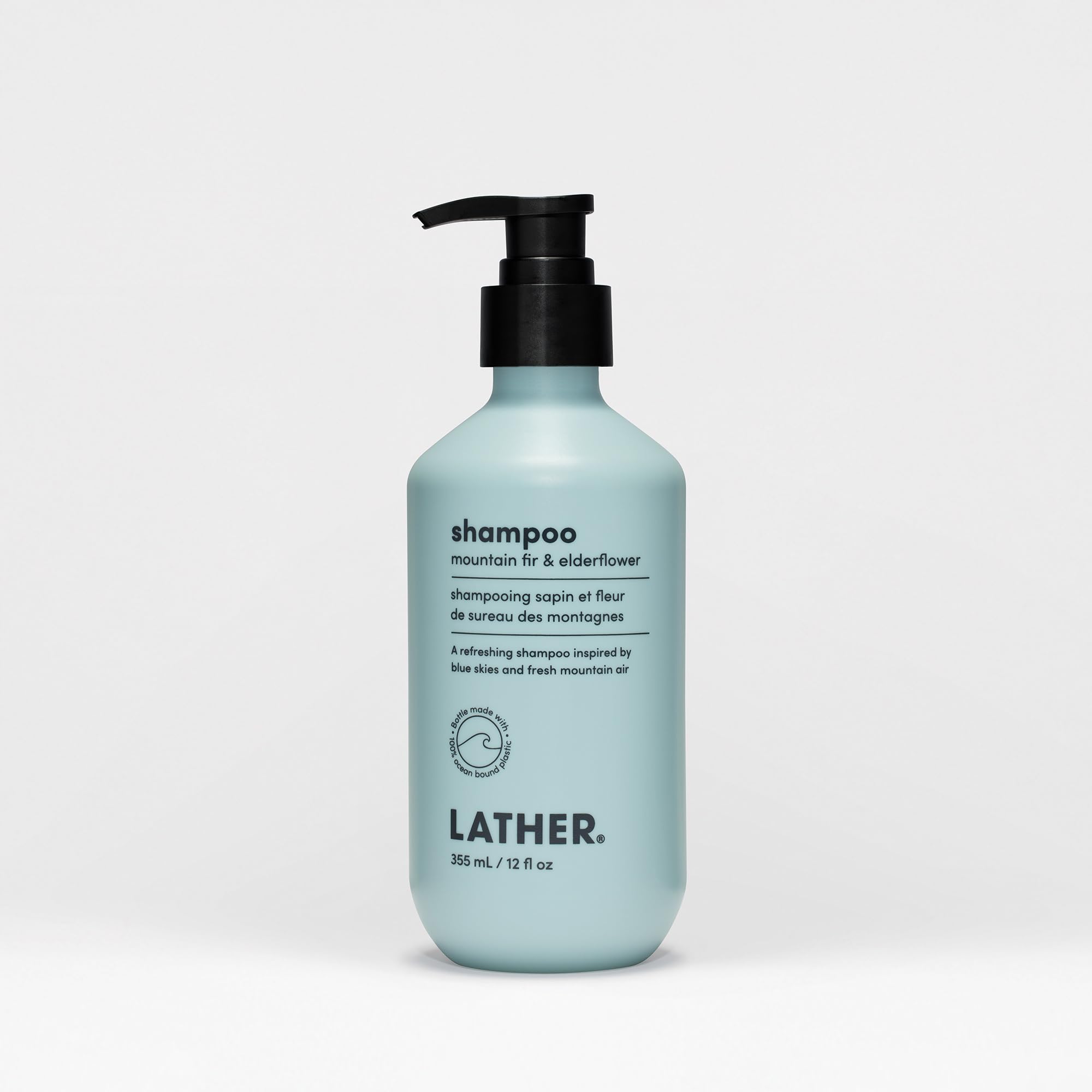 Amazon.com : LATHER Mountain Fir & Elderflower Shampoo