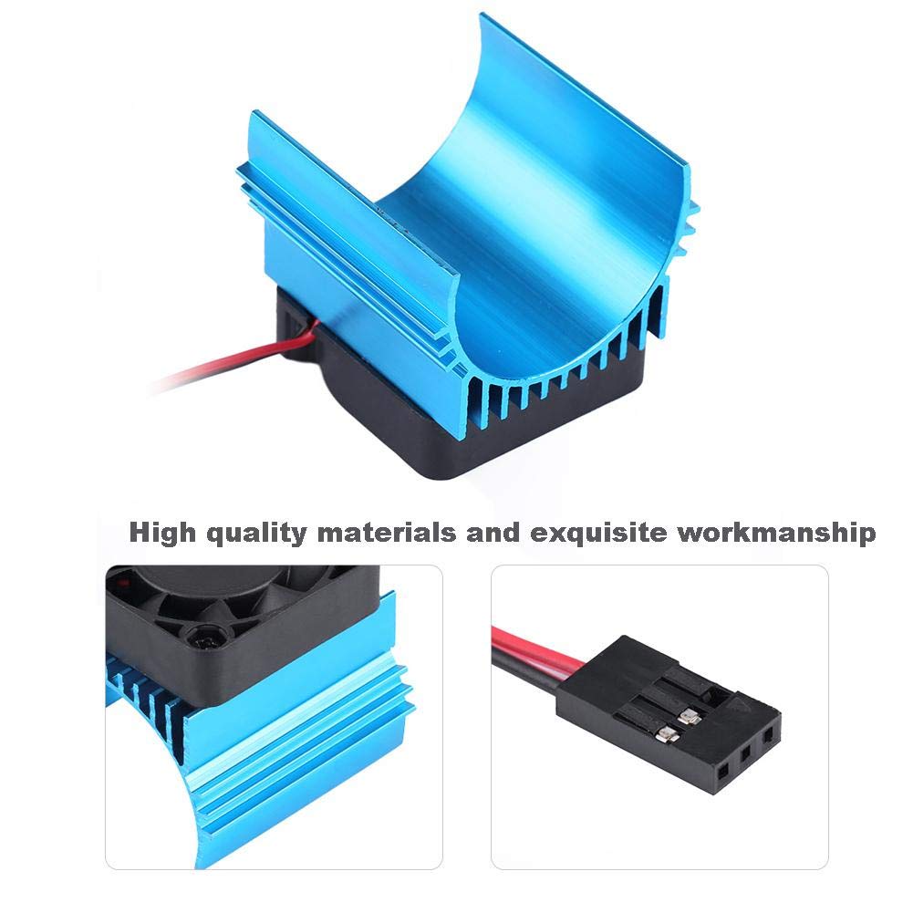 RC Cooling Fin, uniwersalny chłodzący silnik RC z wentylatorem do 1/10 RC Car 4074/4274/1515 RC część zamienna