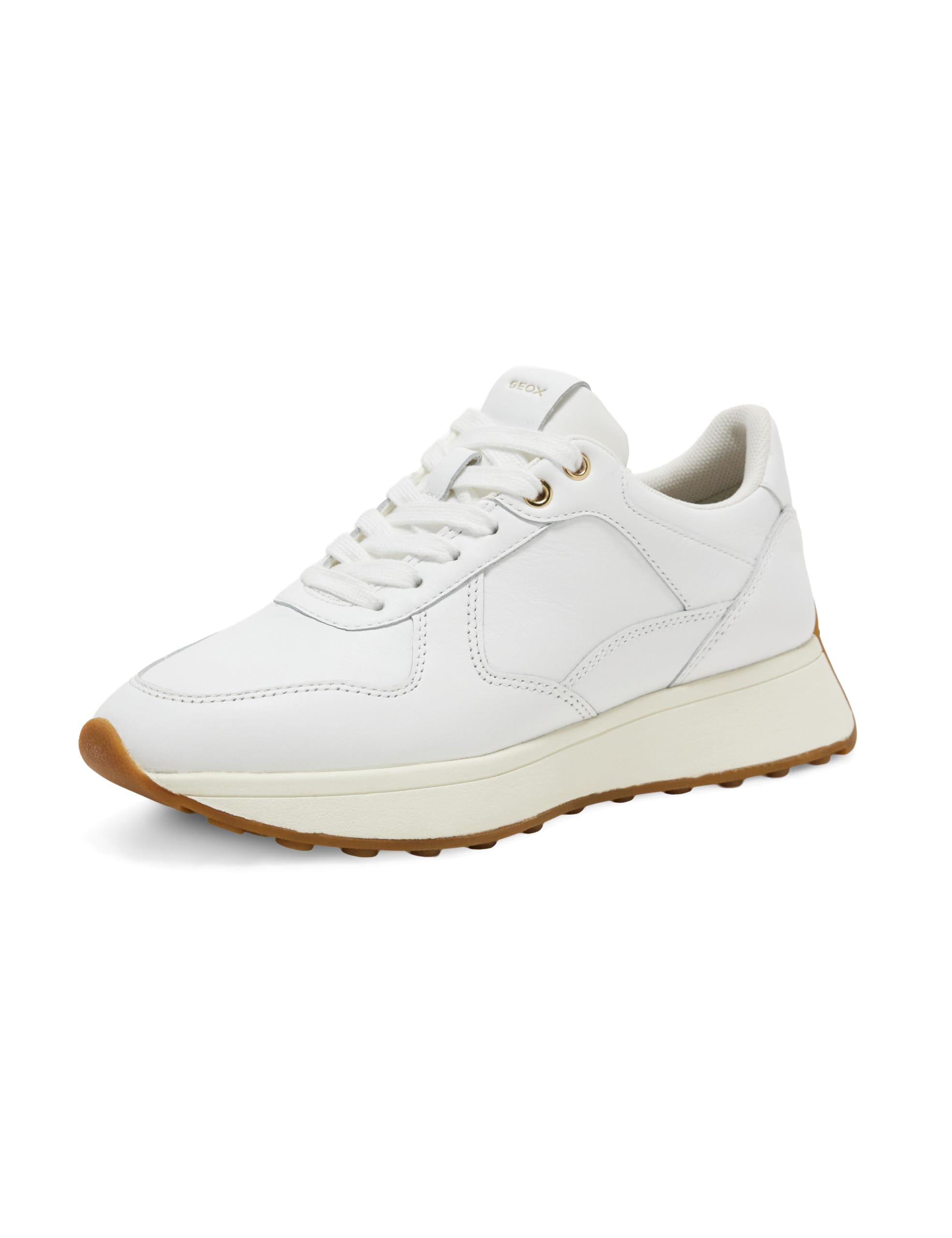 Geox D Amabel A, Women’s Sneaker, White,