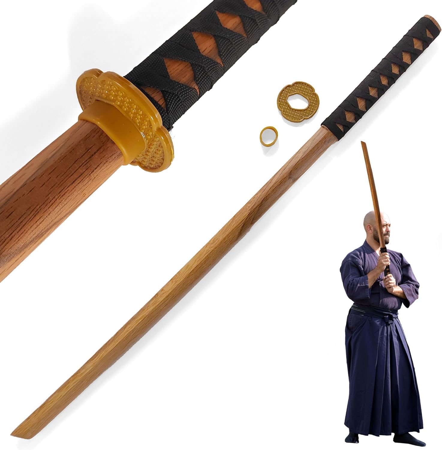 Bokken In Legno, Shinai, Katana Wakizashi Tanto, Spada Kendo - Foto 4