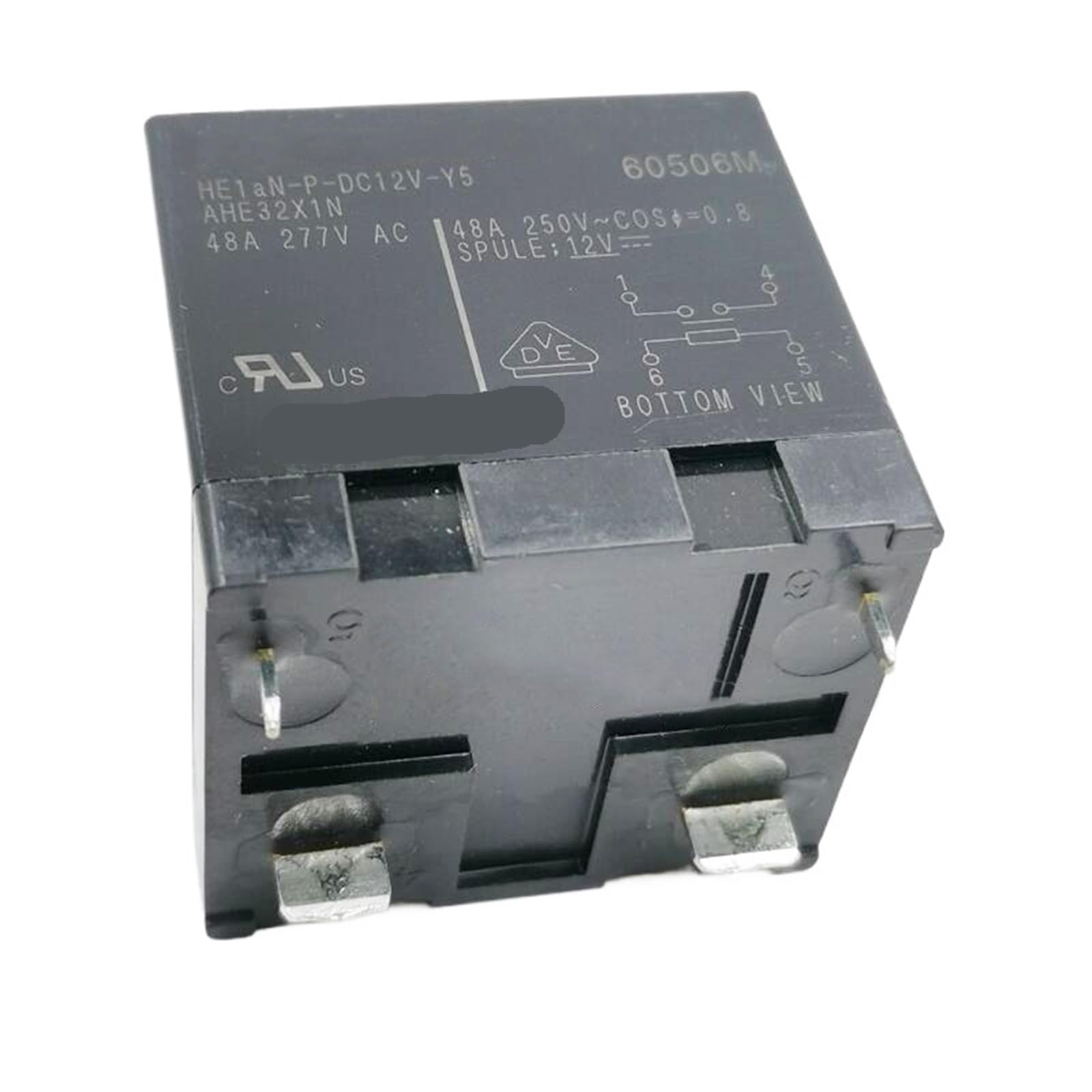 NWPNLXEA HE1AN-P-DC12V-Y5 HE1ANPDC12VY5 12VDC DC12V 12V 48A Relay 4PIN