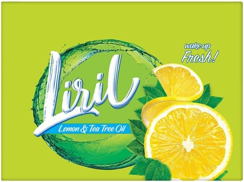 Liril Lemon and Tea Tree Oil Soap, 125g (Pack of 3) with Free Lemon and Tea Tree Oil Soap, 75g
