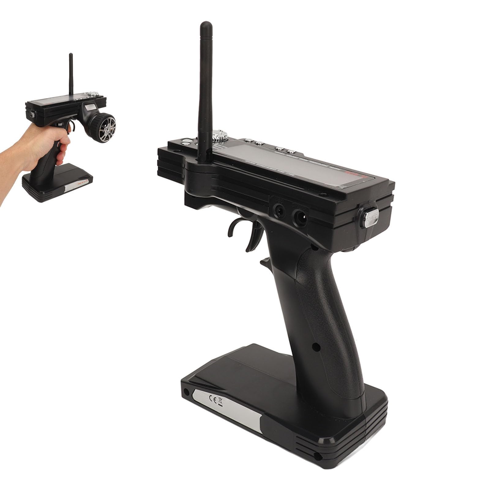 Trasmettitore di controllo remoto di 3 canali per RC Automobile Barca, eccellente trasmettitore RC anti-JAMMming RC, regolazione 'acceleratore del punto finale, per gli amanti di