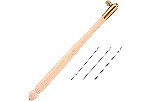 Tambour Hook, Needle and Sequin Beads Embroidery Kit: Embellish with Ease