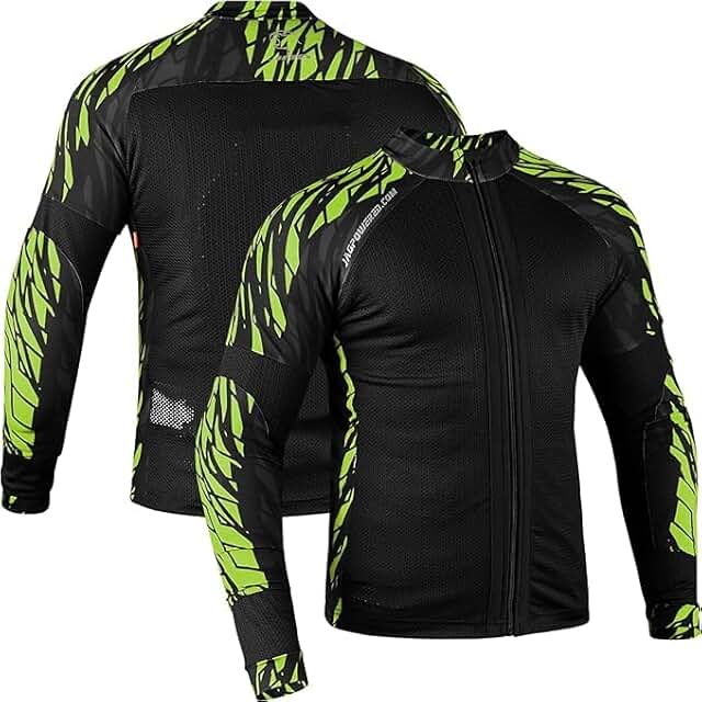 J.A.G. All-Season Motorcycle Mesh Riding Shirt with CE Certified Armor