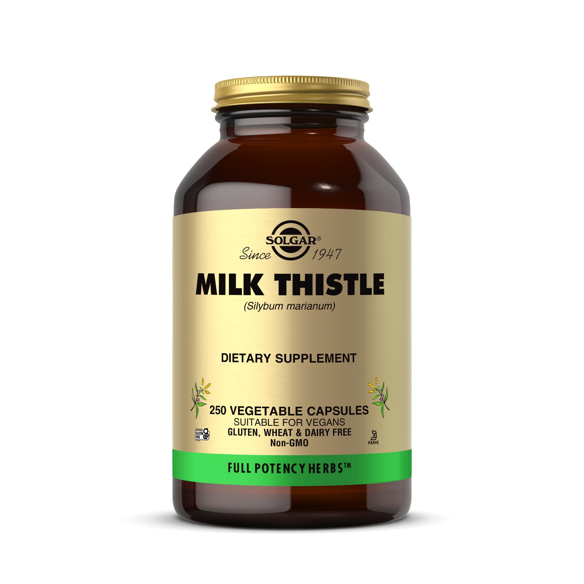 Full Potency Milk Thistle, 250 Capsules