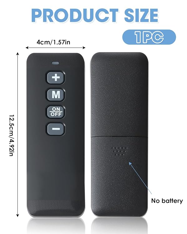 Treadmill Remote Control Replacement Compatible with Walking Pad Q1 Only, Walking Smart Control Accessory Pad Remote Replacement (No Battery, Use AAA Battery) by YUEWEESER - Image 2
