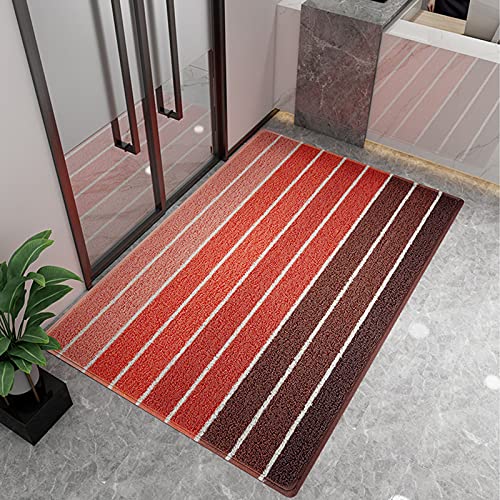 Svizo All-Season Durable Indoor Outdoor Doormat, Non-Slip Front Door Mats Entrance, Fade Resistant Outdoor Mats, Easy To Clean, Welcome Mat Outdoor Rug For Home Entry, Red Doormat 29.5" X 17.7" #TOP6
