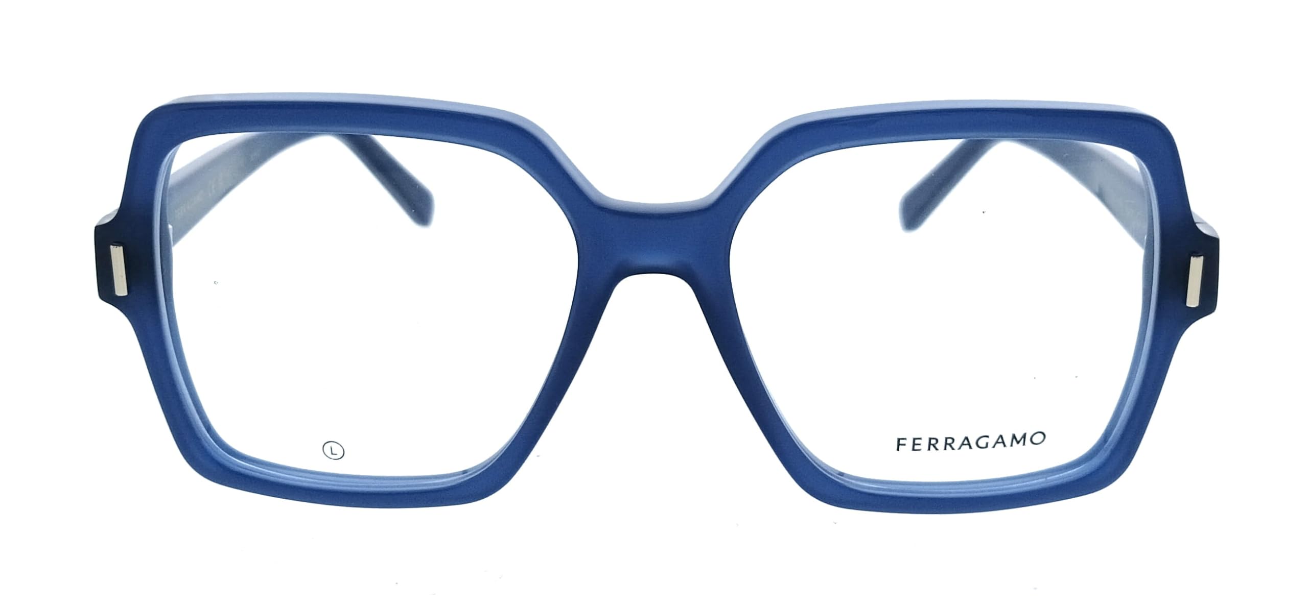 GAFAS FERRAGAMO SF3031 - C: OPALINE BLUE Eye Size: 56 Puente: 17 Salud y cuidado personal