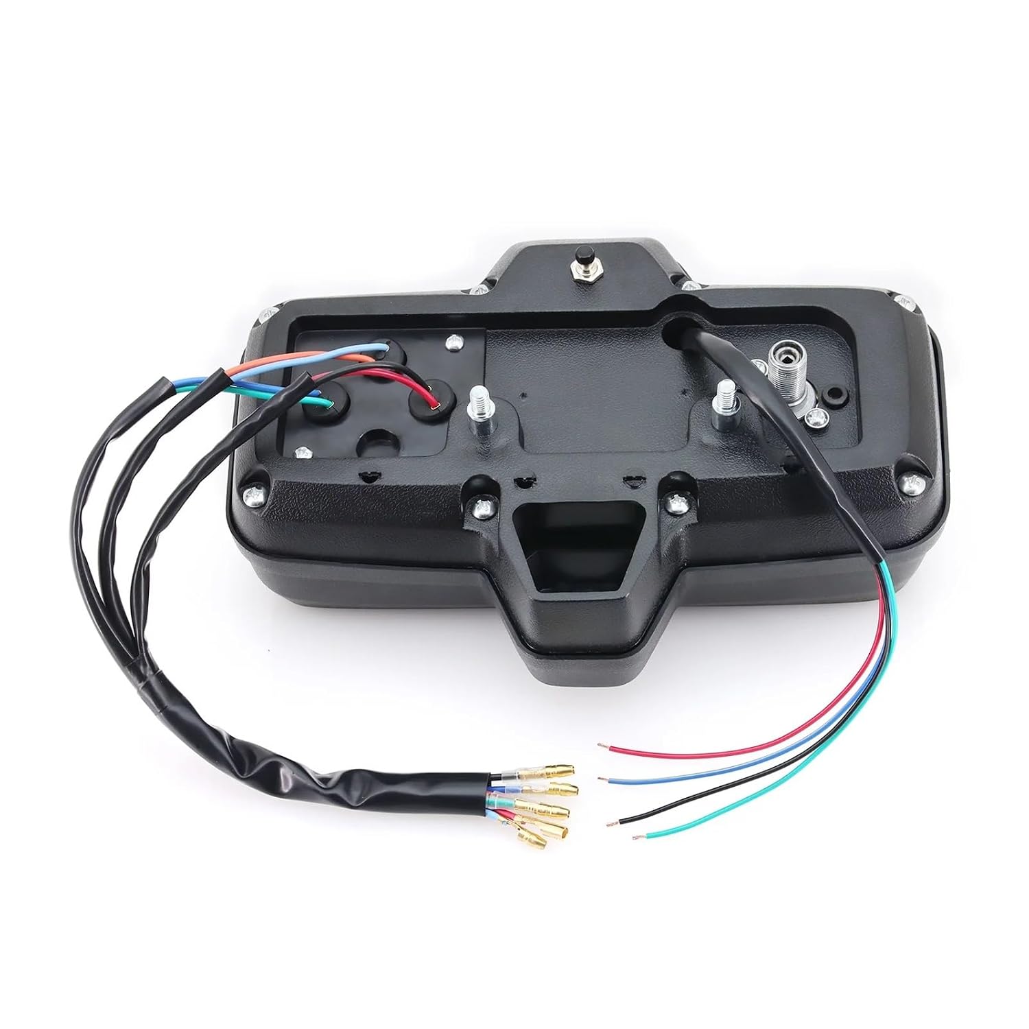 Motorcycle Speedometer Gauge Digital Dashboard Tachometer Odometer Fuel Level Motorcycle Guage 7-Color Backlight Display Panel