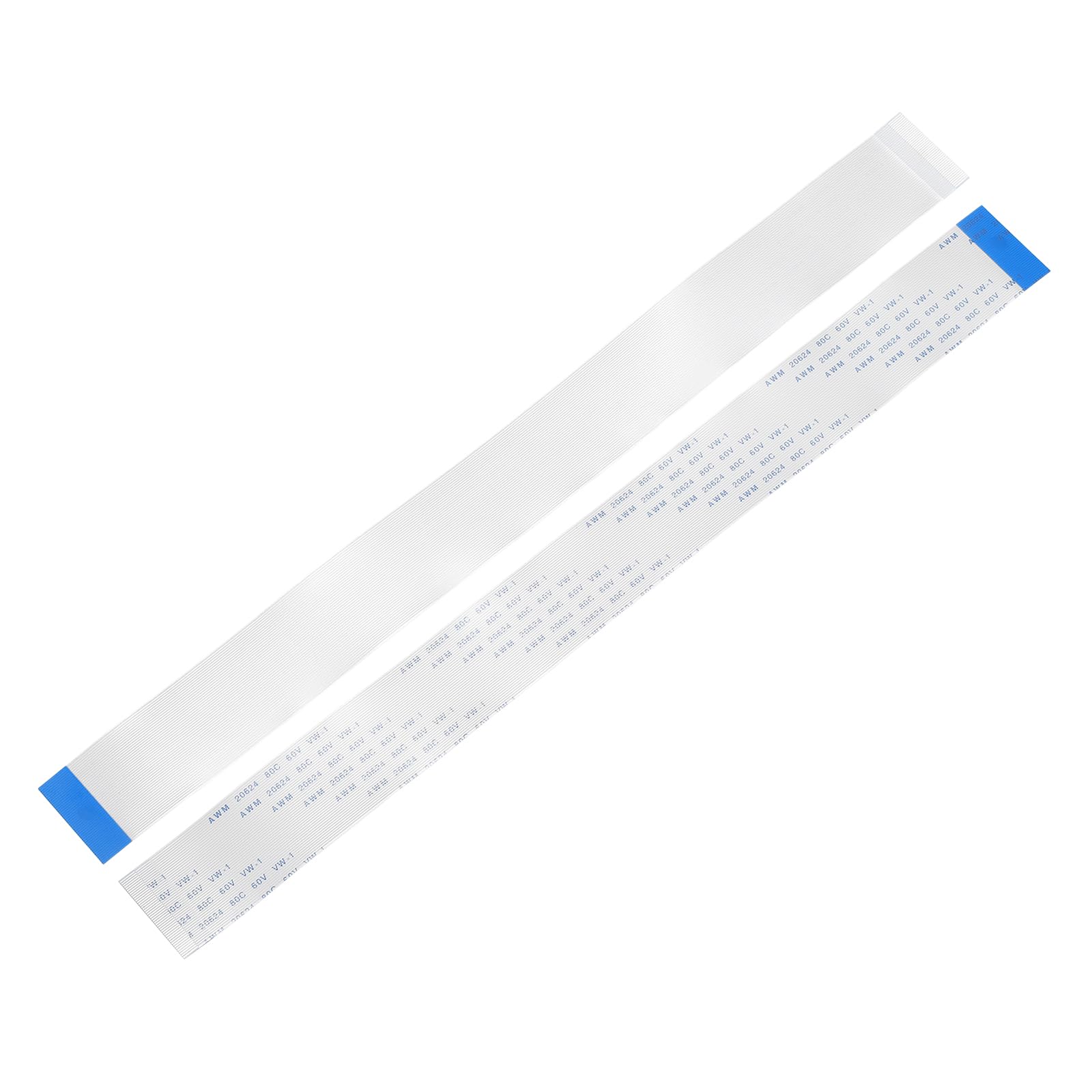 sourcing map 5pcs FFC Flexible Flat Cable, 45 Pins 0.5 mm Pitch 250mm FPC FFC Flexible Ribbon Cable for LCD TV Car Audio DVD Player Laptop (B Type)