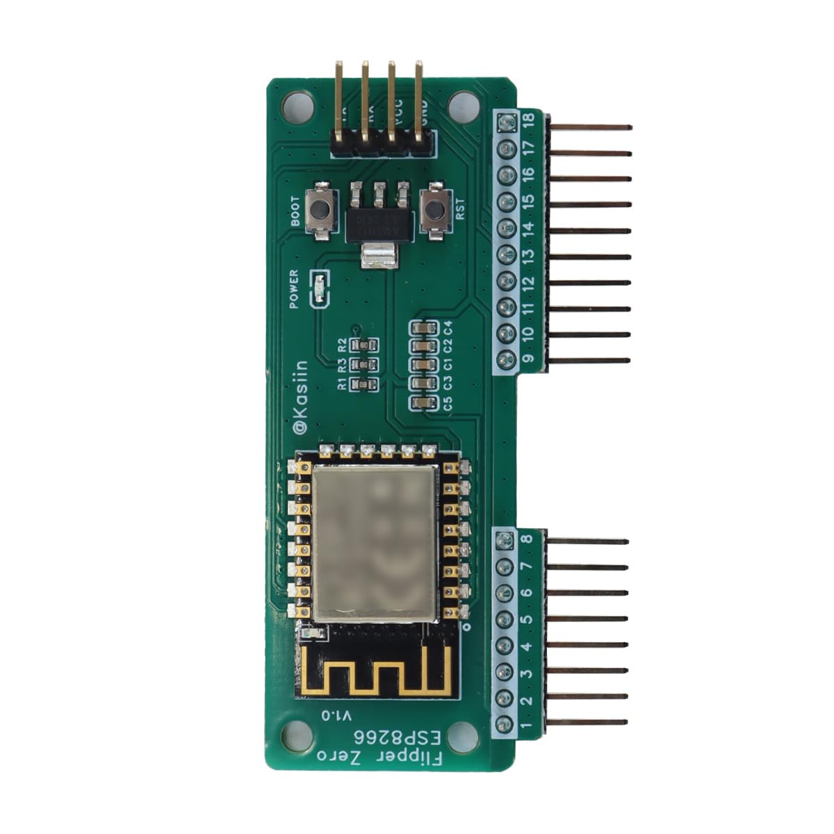 Placa De Desarrollo WiFi Para Flipper Zero, Módulo ESP8266 Deauther, Comprobación De Depuración De PCB.