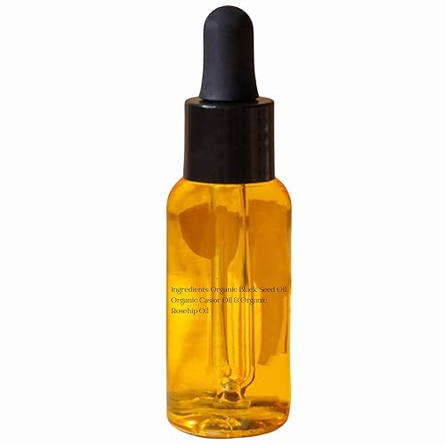 Miniatura 6 de Aceite de semilla negra, aceite de rosa mosqueta, aceite de ricino orgánico prensado en frío para el rostro, antienvejecimiento, milagro, suero