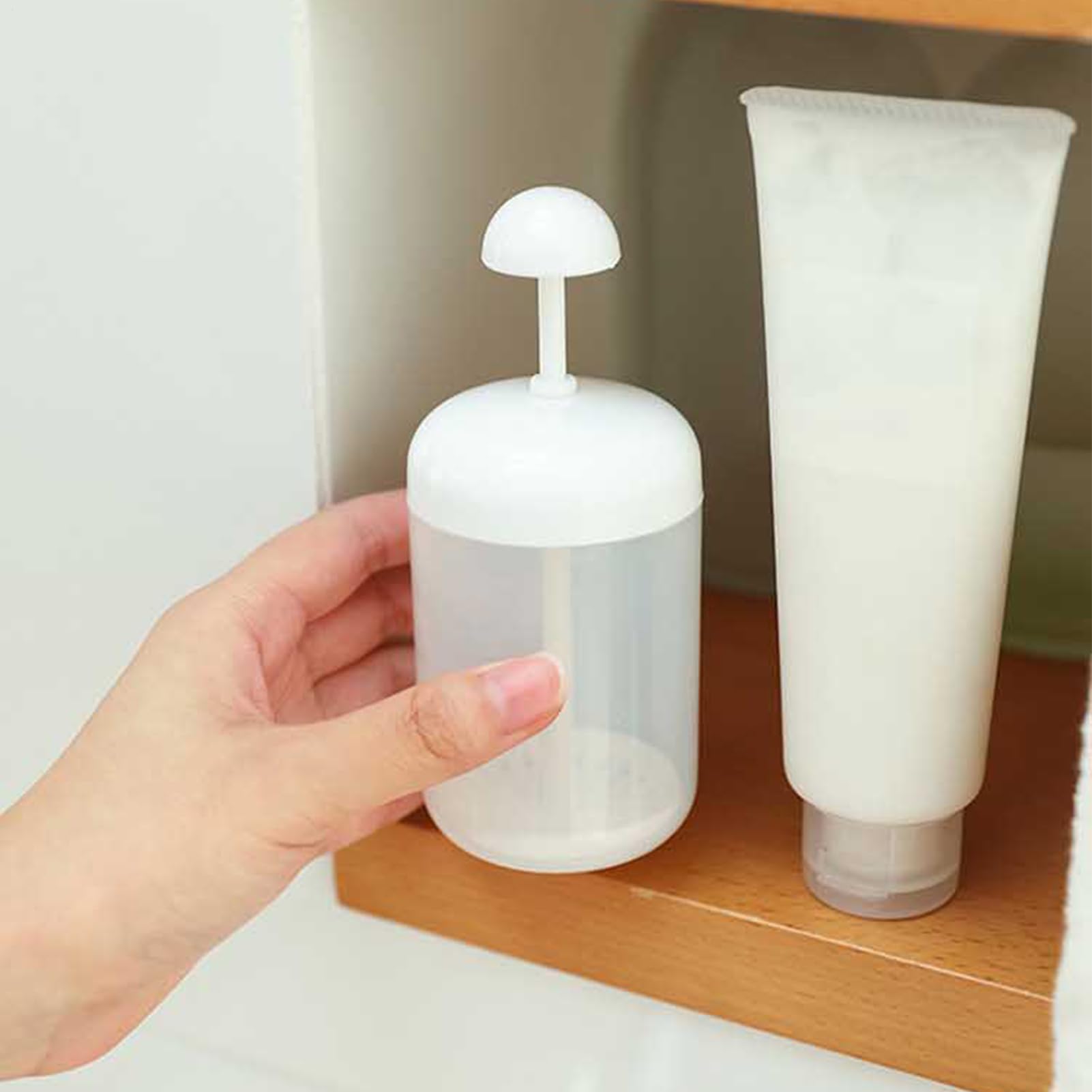 Creazione di Schiuma Detergente Viso,Detersione Delicata Portatile per la Pelle - Schiumatore Viso con Bolle per Detergente,per Uomo Donna Ragazze Adolescenti Casa Bagno Giornaliera Palestra Viaggio