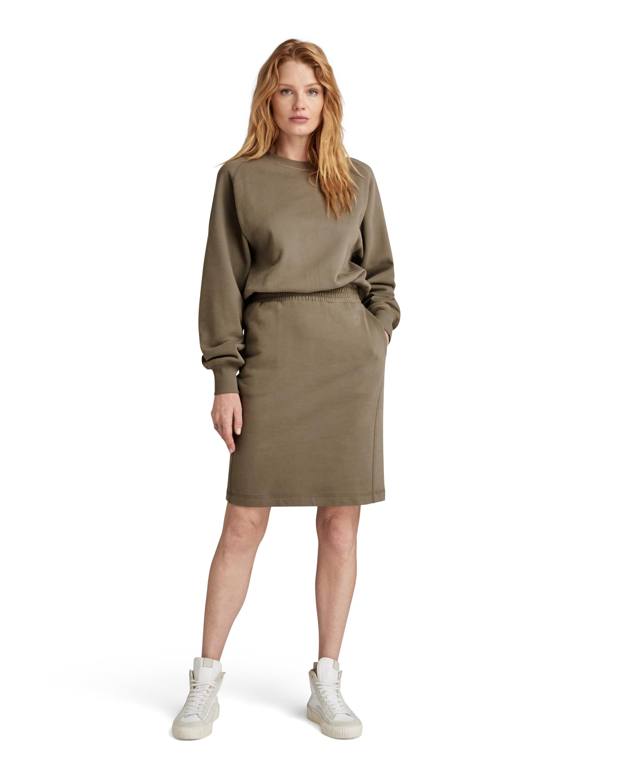 G-Star Women's Green (Dk Shamrock D24505-D562-7159) Ventilation Sweat Dress Xs