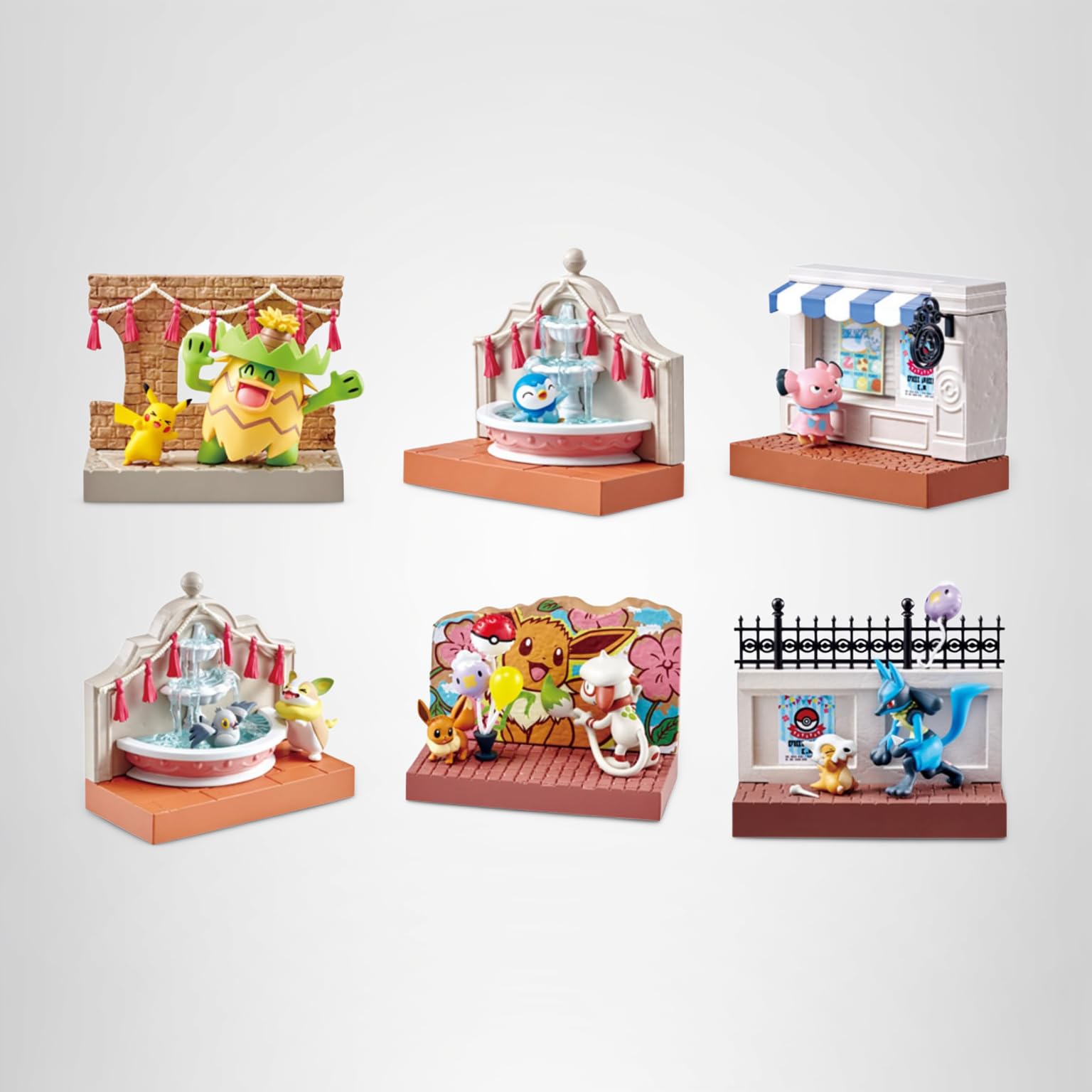 Amazon | リーメント ポケットモンスター ポケモンの街2 祭りの街角