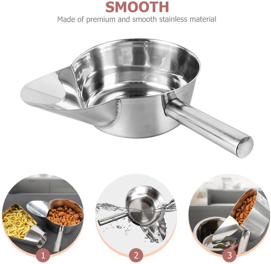 Food Shovel Fried Chicken Scoop French Fry Shovel Griddle Food Mover Stir Fry Grilling Accessories