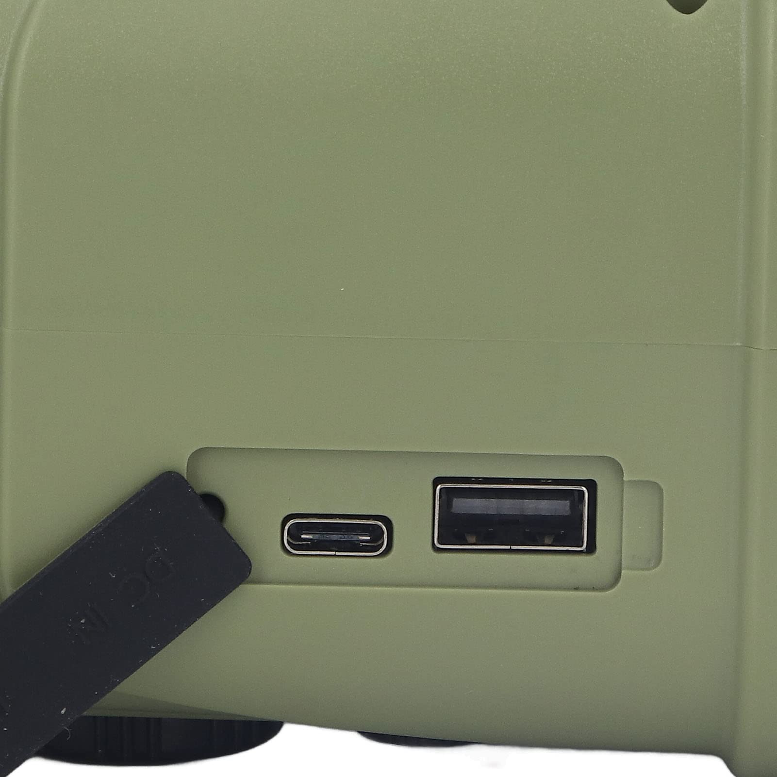 Handkurbel-Solar-Camping-Laterne mit 5000 MAh Power Bank, 2 A Telefon-Lade-Radio-Taschenlampe für das Überleben Im Notfall Im Freien (Grüne US-Version 5000 mAh)