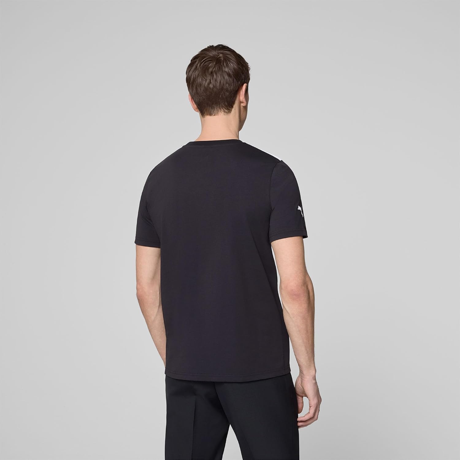 PUMA Scuderia Ferrari F1 Men's Tshirt with Large Scudetto Shield Logo - Black - Size: XX-Large - Image 6