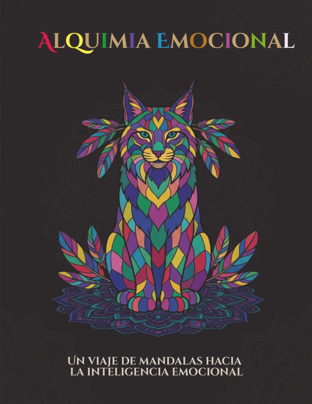 Alquimia Emocional: 40 Mandalas Narrativos para Colorear — Rituales de Inteligencia Emocional: Autoconocimiento Empatia Resiliencia y Liderazgo a traves del Arte Simbolico | Una cara | 21,6x28
