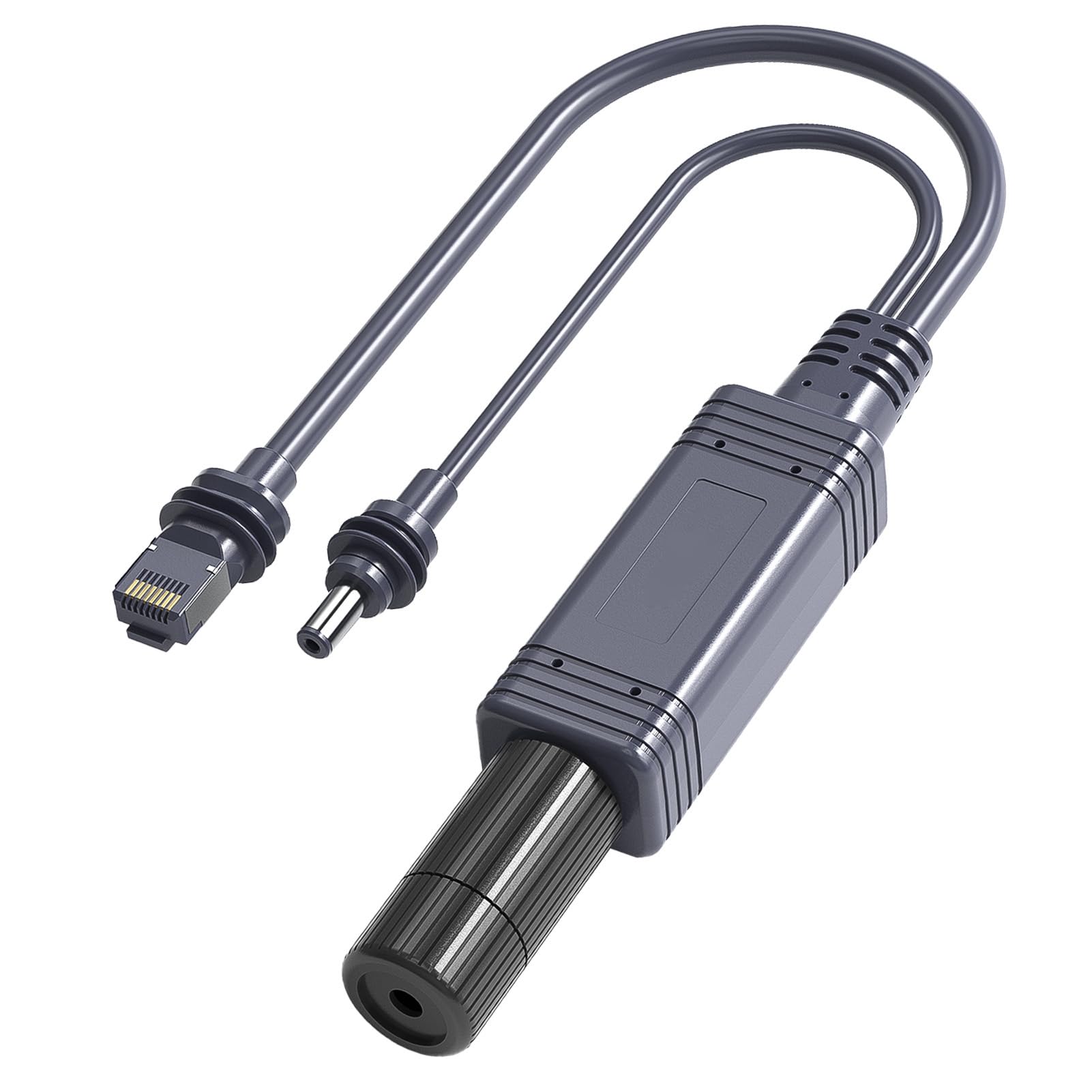 Gigabit PoE Splitter 48V 100W, Rozdzielacz Zasilania do Kamery | Rozdzielacz Ethernet PoE z IEEE 802.3af dla kamery IP, bezprzewodowego punktu dostępowego i telefonu VoIP
