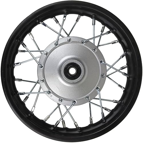 Miniatura 8 de Conjunto de llanta de rueda trasera delantera de 10 pulgadas, 0.472 in, 50 cc, 70 cc, 90 cc, 110 cc, Dirt Pit Pro Trail Bike CRF50 DRZ70 PW50 BBR50