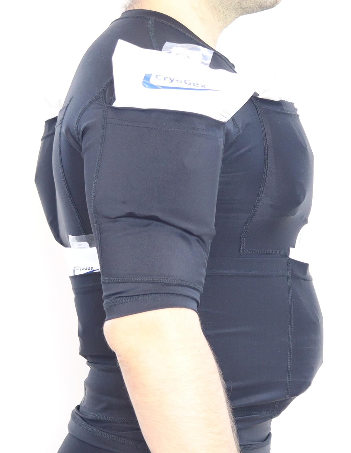 T-Shirt Refroidissant Avec Sacs De Glace – Brûler des Calories Par Le Froid – Modèle Haut Puissance 4800G – XL