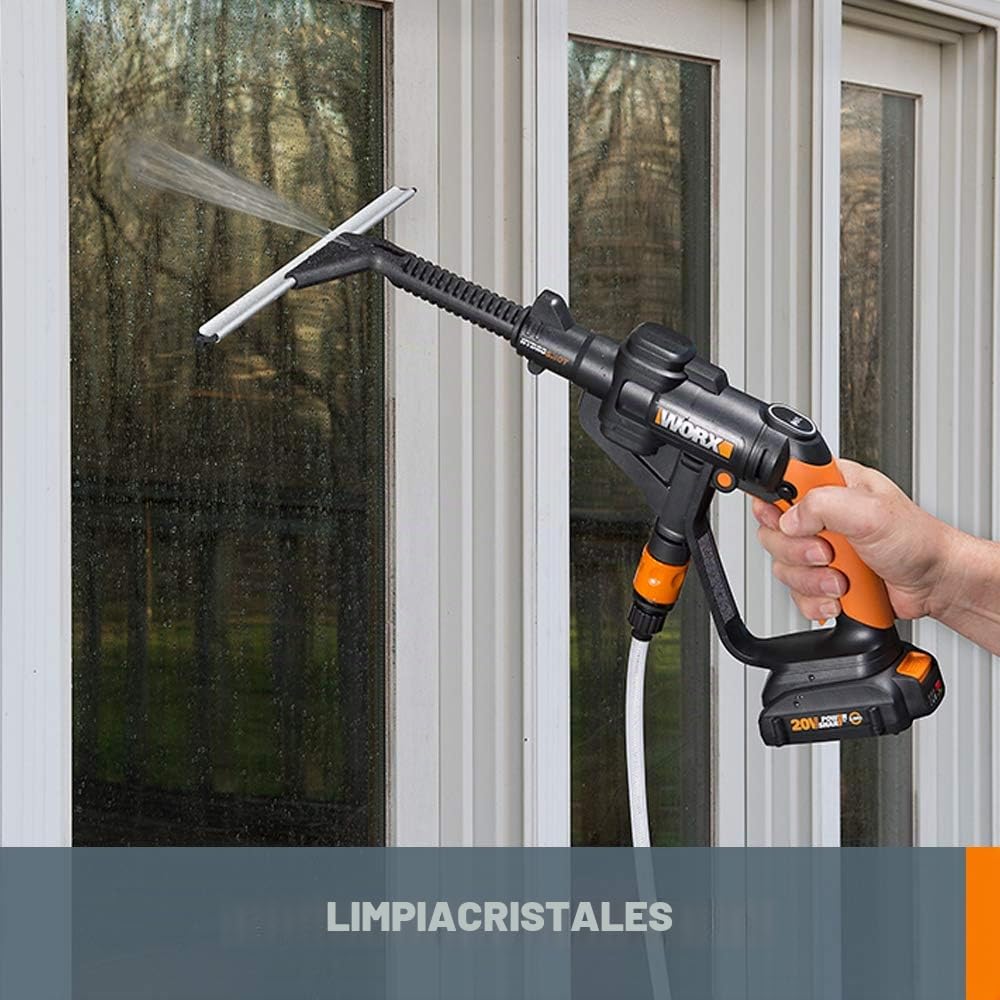 WORX Hydroshot Deluxe WA4072 Kit de Limpieza | Amplía las posibilidades de limpieza Hydroshot con varios accesorios específicos para tareas.