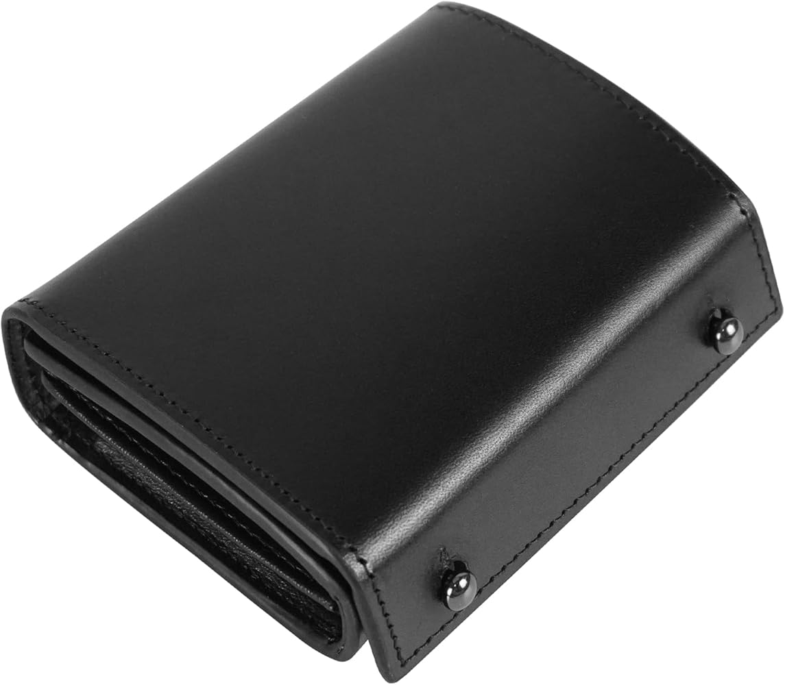 二つ折り革財布(プエブロレザー) Kawaoto] 財布 メンズ 2つ折り プエブロレザー 本革 日本製 二