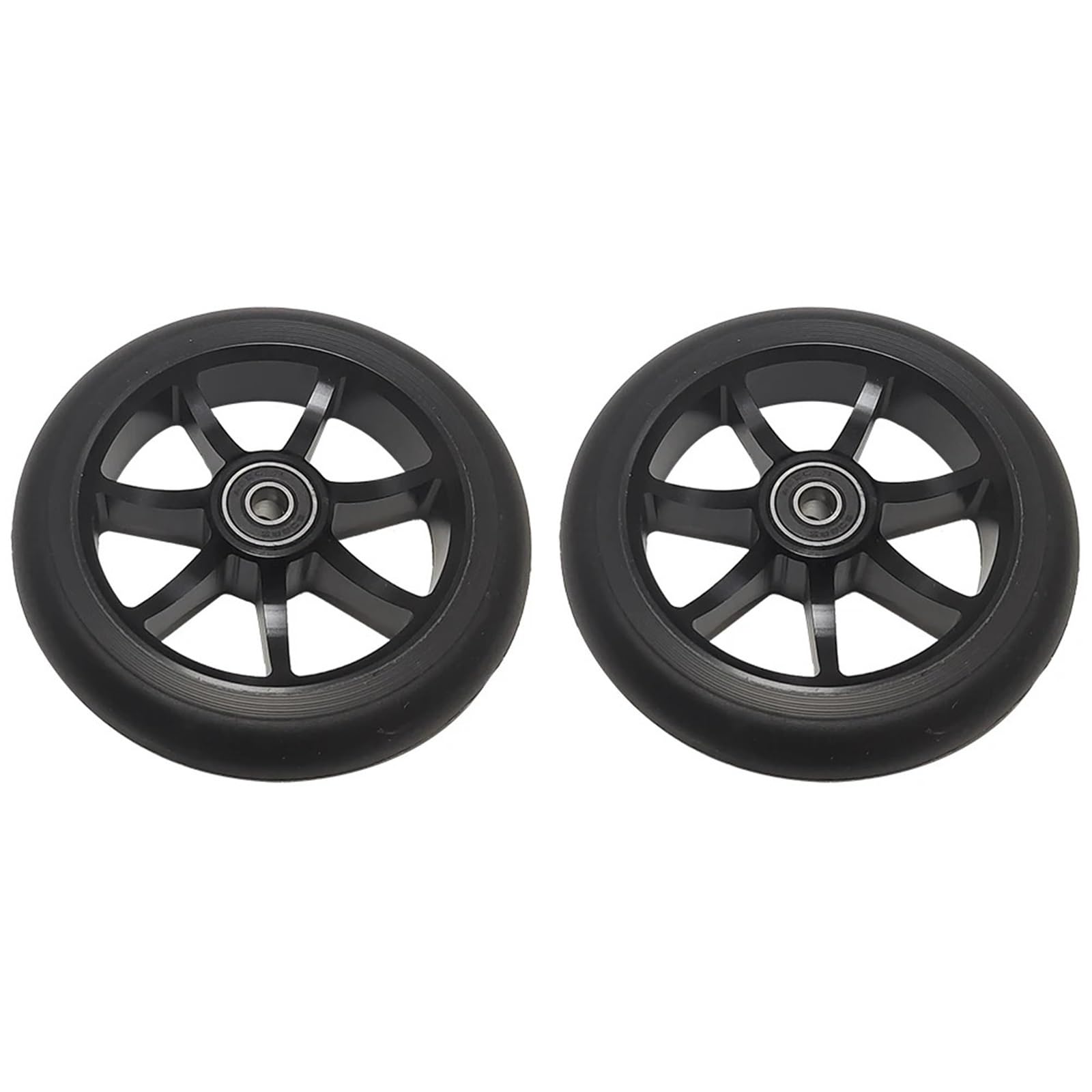 Ruedas de Scooter Freestyle Ruedas For Patinete Acrobático De 120 Mm, 88 A, PU, ​​con Rodamientos, Núcleo Aluminio, Piezas Repuesto, Accesorios, 2(PVD)