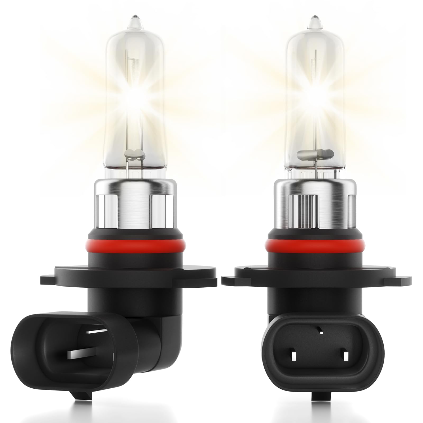 LUMYNARE H7 Halogen Headlight Bulbs, 5500K Bright White, 1800LM, 55W 12V Standard High Beam or Low Beam or Fog Light Bulbs, High Brightness Headlight Bulb for Car, Plug and Play, No Glare, 2 Pack — view 12