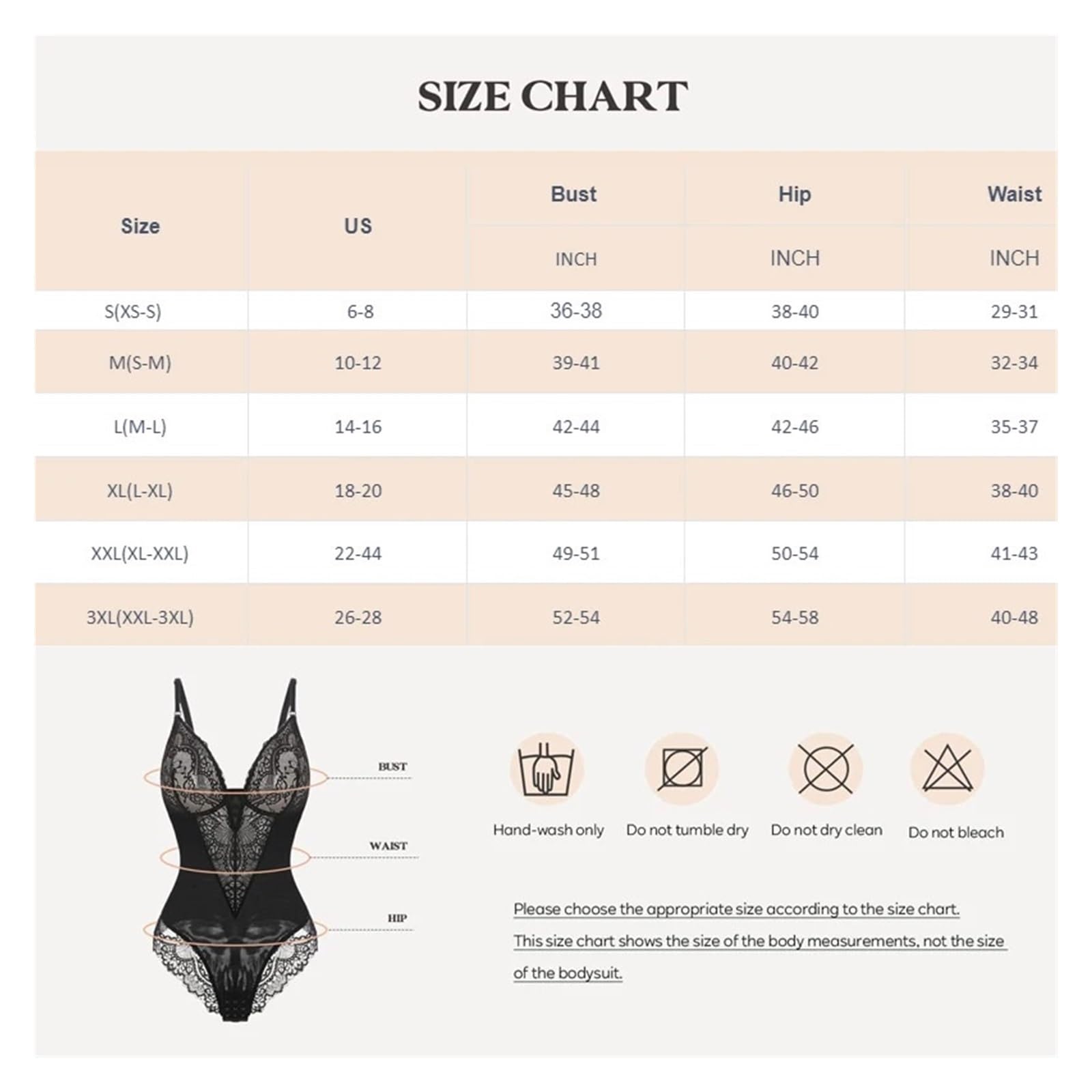 Body in Pizzo per Donna, Modellante, con Scollo a V, Senza Schienale, Contenitivo, Perizoma, Modellante Sexy
