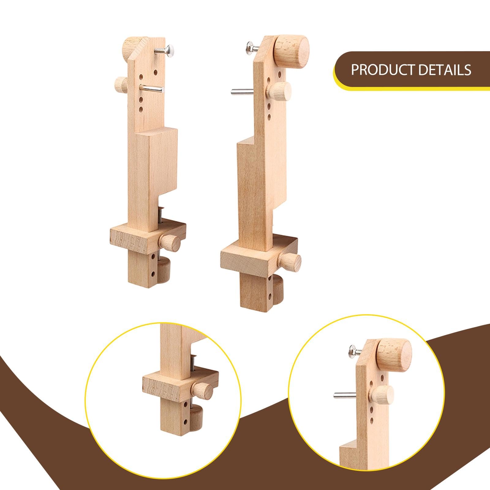 Milageto Bastidor de Soporte de Madera Ajustable para Bordado de Estructura para Tela Herramienta para Tapicería Adecuado para