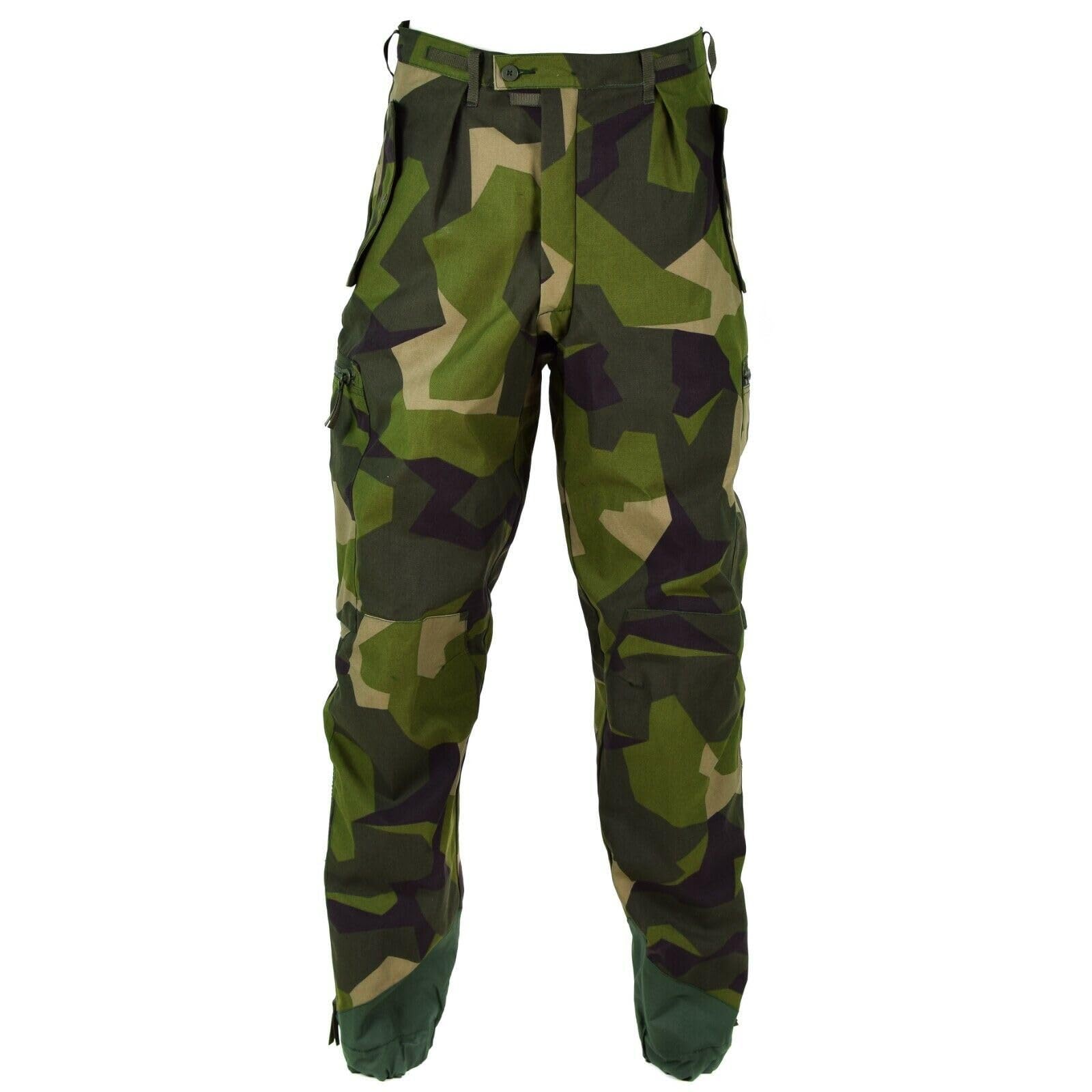 Militar Men's Camouflage Original Swedish Army M90 Pants Splinter Field Combat Trousers New