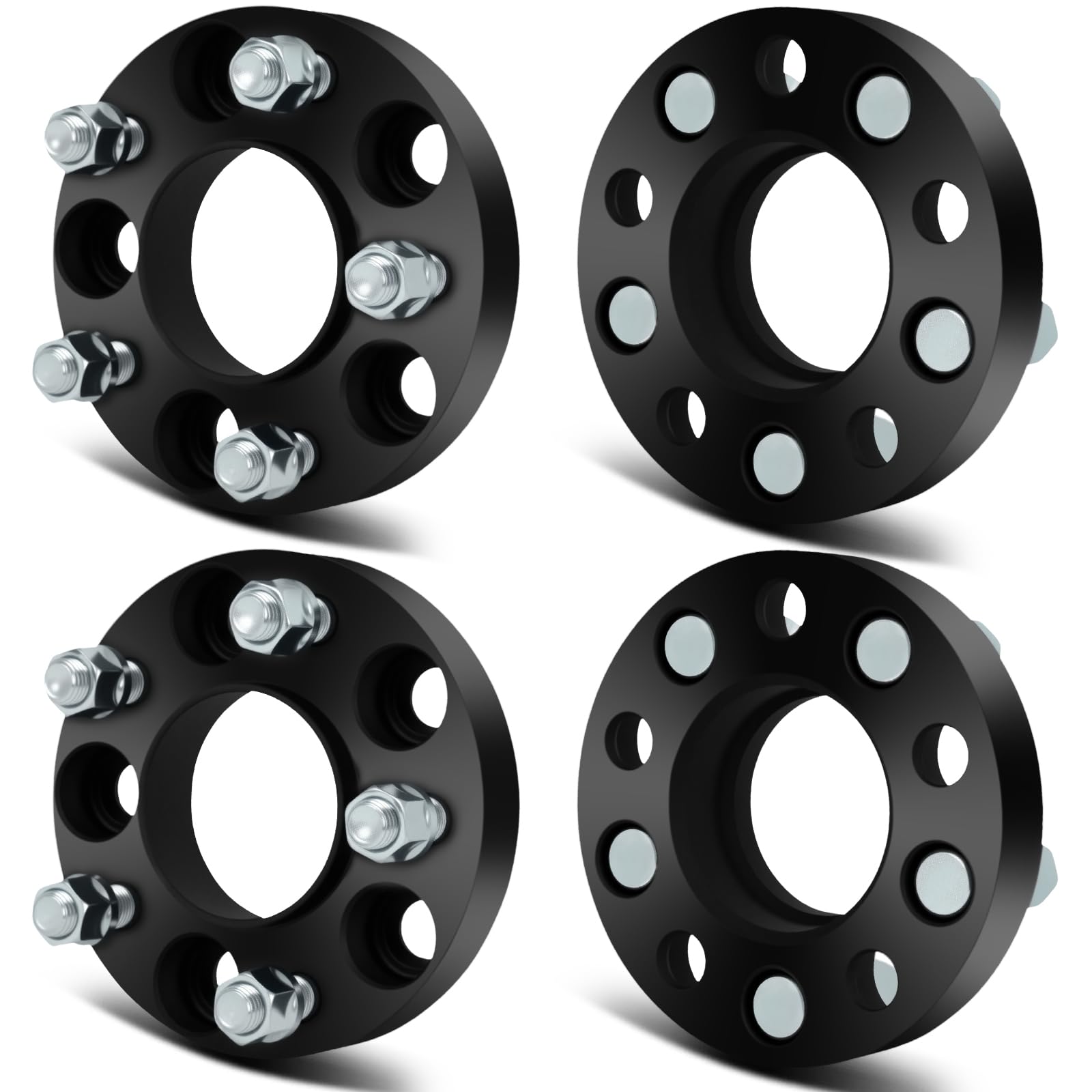 SCITOO 4Pcs 5x115 Wheel Spacers 1 inch for Dodge