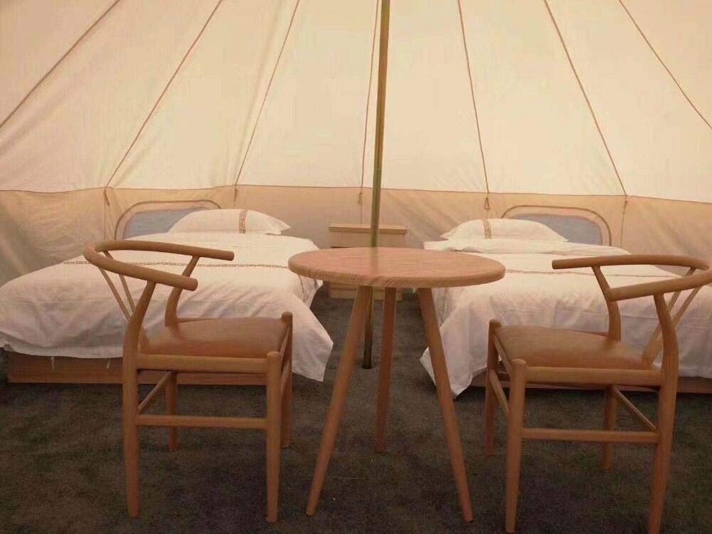 Outdoor Wodoodporny 4M 5M Oxford Bell Tent Glamping Jurta Namiot na rodzinny kemping lub festiwale na kempingu (5M Oksford Bell Namiot)