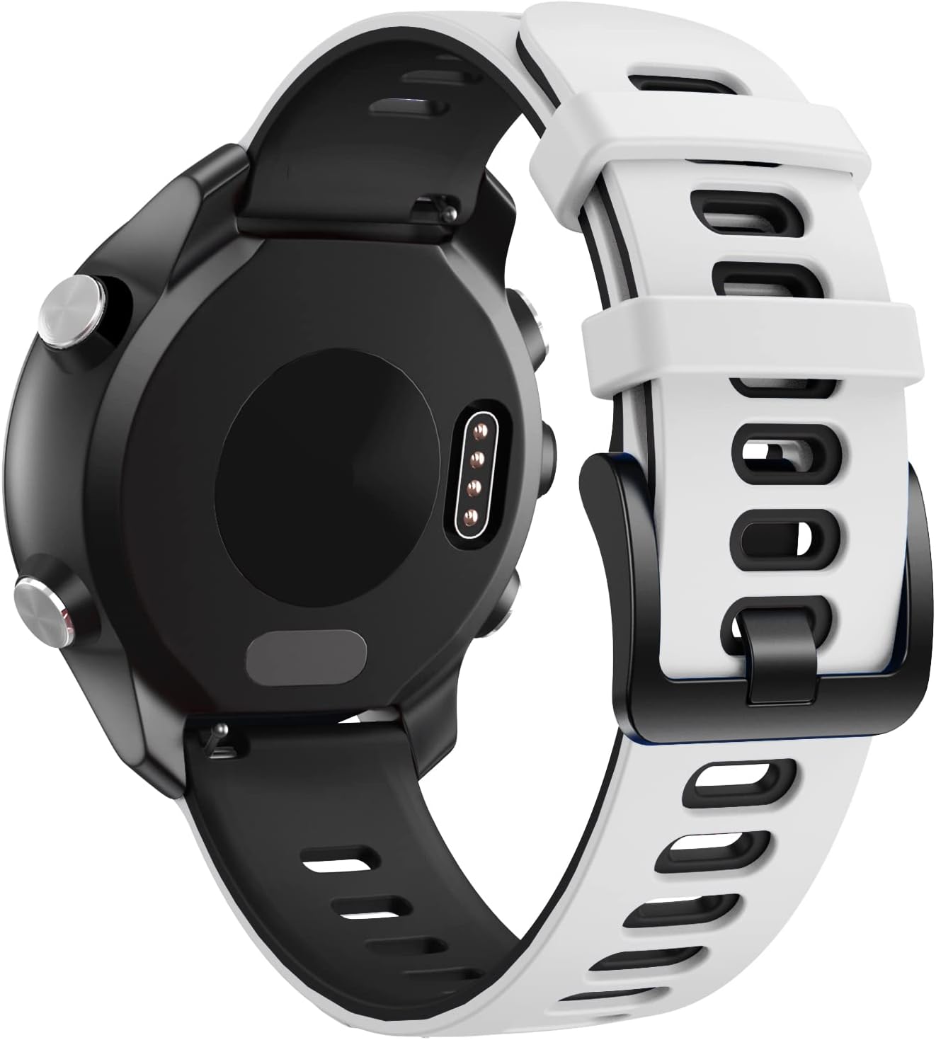 NotoCity Correa para Garmin Vivoactive 3, Correa de Reemplazo de Silicona Suave de 20 mm Compatible con Samsung Galaxy Active 2 /Samsung Gear Sport/Galaxy Watch 42 mm/Garmin Forerunner 645/245