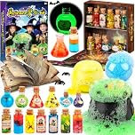 Science Potions Kits for Kids, Mix 20+ Magic Experiments Potions with Magic Cauldron, Creative Halloween Birthday Gift Toy for Boys Girls Age 8-12